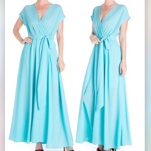 Meghan LA Dresses & Skirts - Jasmine Wrap Maxi Dress